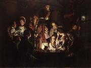 Joseph Wright The Experiment with the Aipump (mk22) oil on canvas